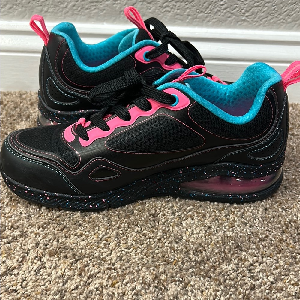 Skechers Black and Pink Athletic Shoes - Picture 12 of 12